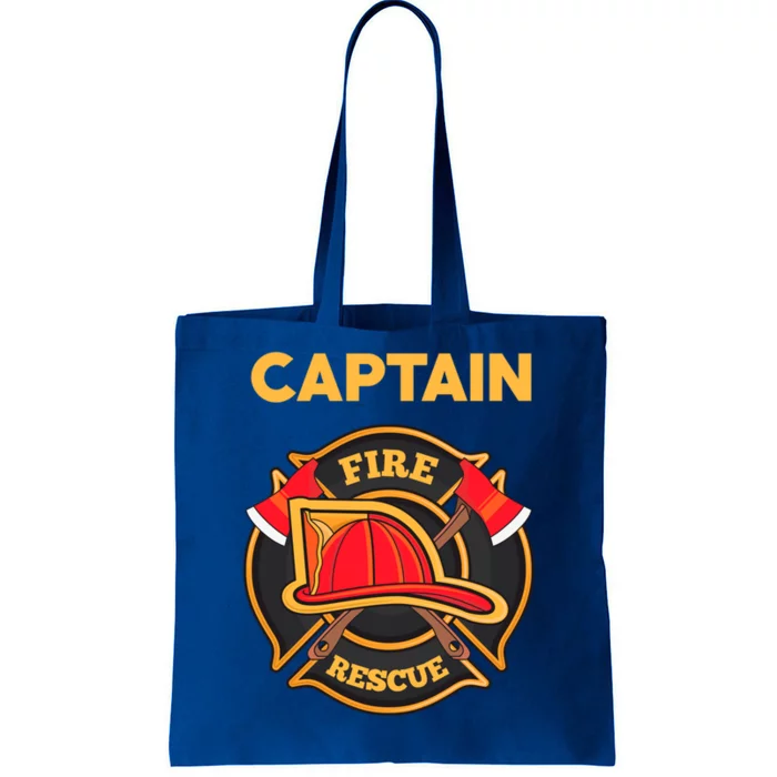 Fire Rescue Captain Departt Cute Gift Firefighters Fire Tote Bag