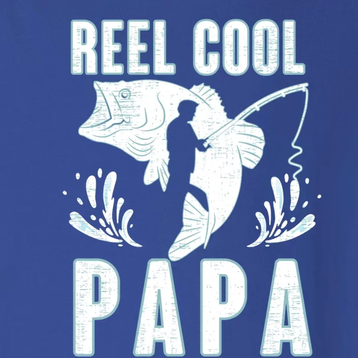 Fisher Reel Cool Papa Fishing Cute Gift Toddler Long Sleeve Shirt