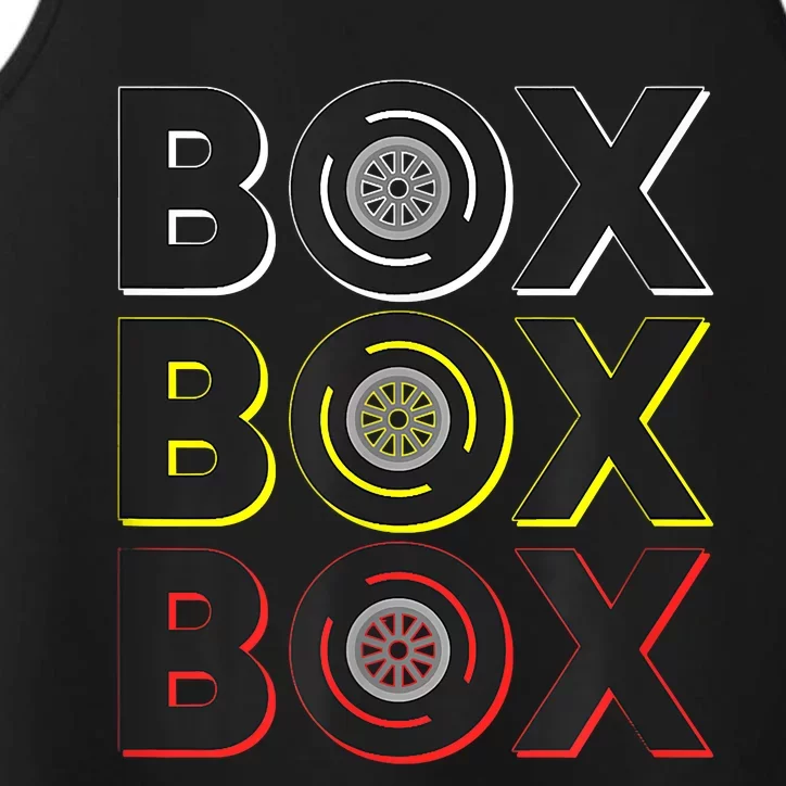 Formula Racing Car Box Box Box Radio Call To Pit Box Performance Tank