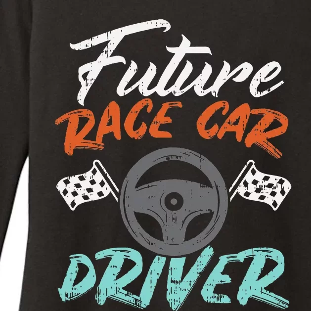 Future Race Car Driver Cute Racing Racer Womens CVC Long Sleeve Shirt