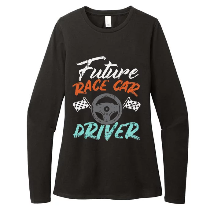 Future Race Car Driver Cute Racing Racer Womens CVC Long Sleeve Shirt