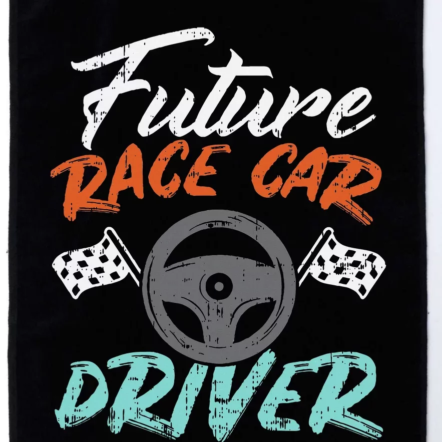 Future Race Car Driver Cute Racing Racer Platinum Collection Golf Towel