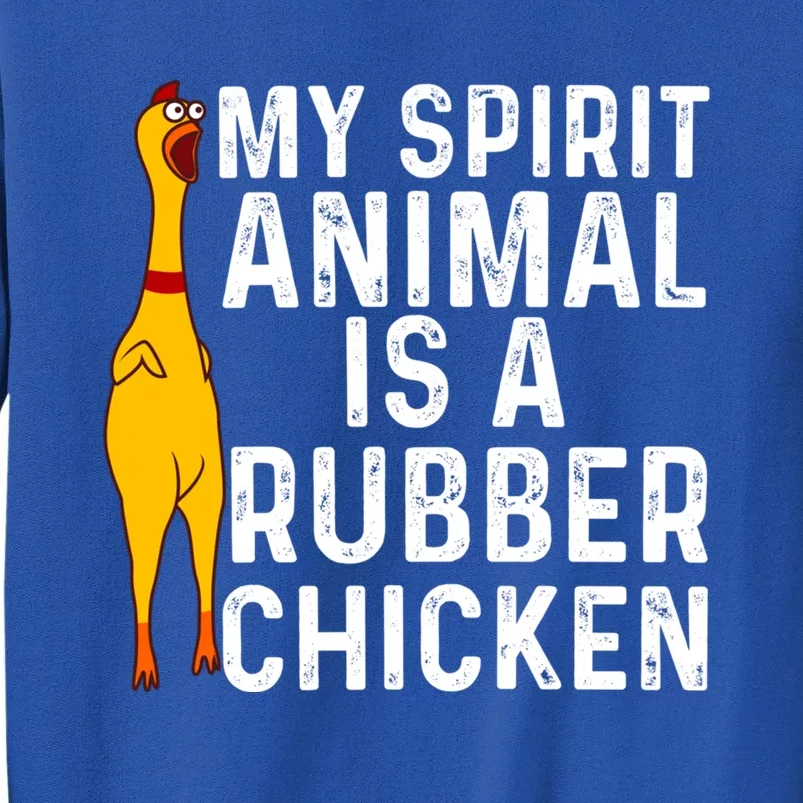 Funny Rubber Chicken Gift Men Women Rubber Chicken Costume Gift Sweatshirt