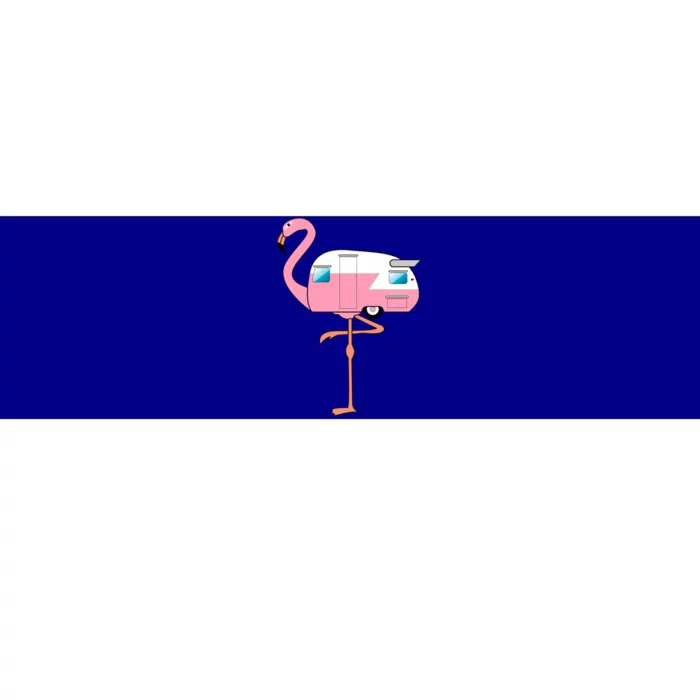 Flamingo RV Camper Bumper Sticker