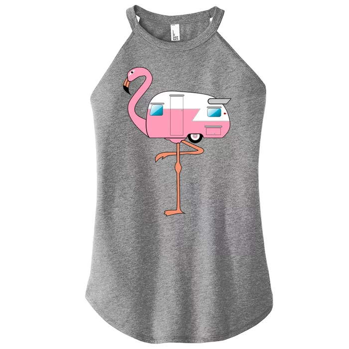 Flamingo RV Camper Women’s Perfect Tri Rocker Tank