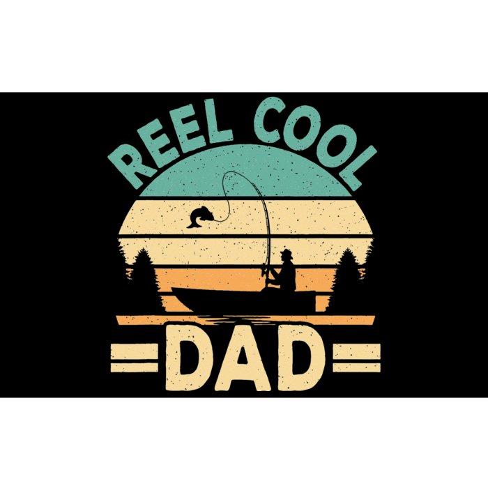 Funny Reel Cool Dad Fishing Fisherman Daddy Fathers Day Bumper Sticker