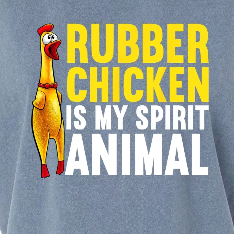 Funny Rubber Chicken For Men Women Kids Rubber Chicken Lover Garment-Dyed Women's Muscle Tee