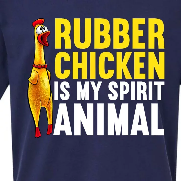 Funny Rubber Chicken For Men Women Kids Rubber Chicken Lover Sueded Cloud Jersey T-Shirt