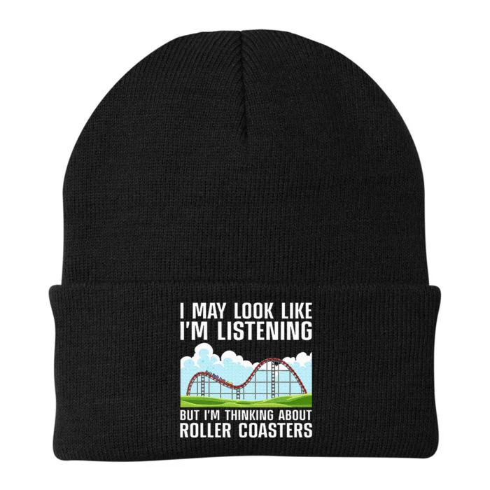 Funny Roller Coaster Art Roller Coaster Lover Knit Cap Winter Beanie