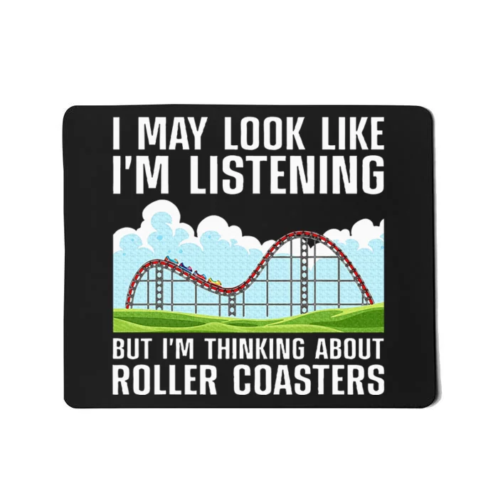 Funny Roller Coaster Art Roller Coaster Lover Mousepad