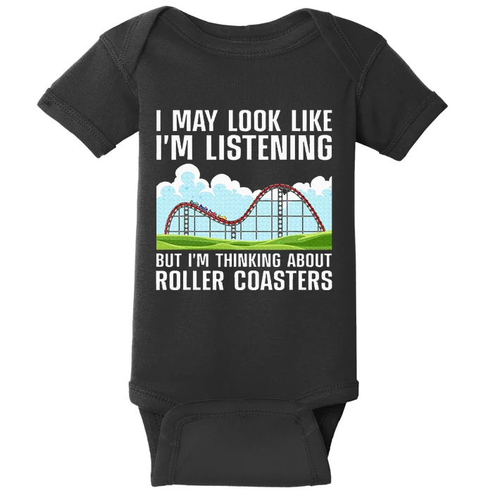 Funny Roller Coaster Art Roller Coaster Lover Baby Bodysuit