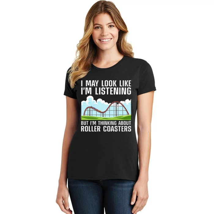 Funny Roller Coaster Art Roller Coaster Lover Women's T-Shirt