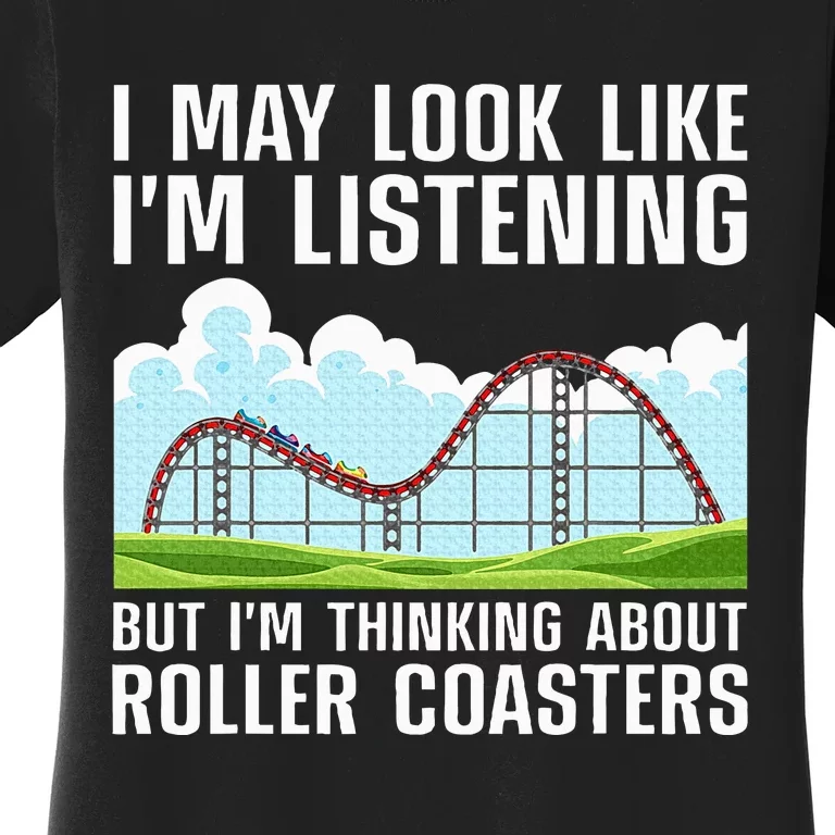 Funny Roller Coaster Art Roller Coaster Lover Women's T-Shirt