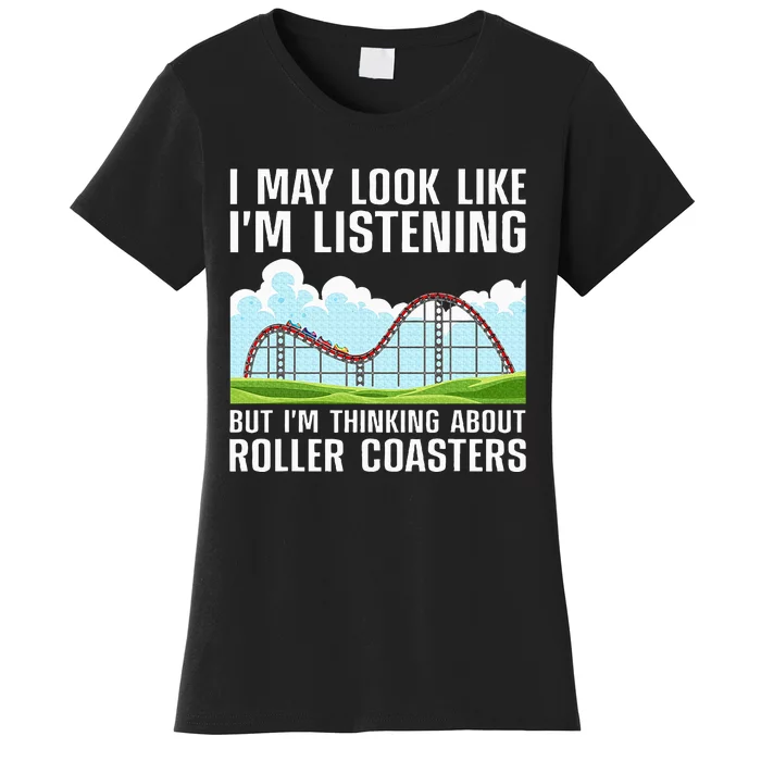 Funny Roller Coaster Art Roller Coaster Lover Women's T-Shirt