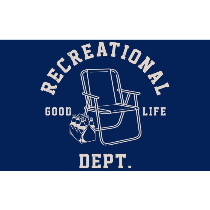 Funny Recreational Department Good Life Bumper Sticker