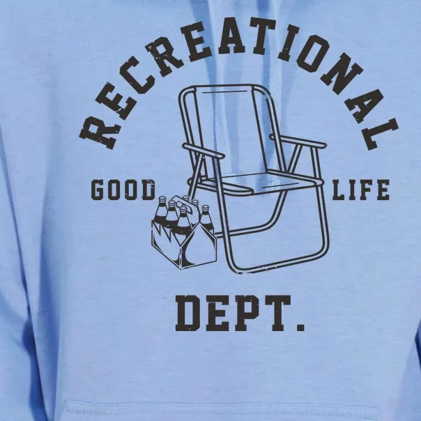 Funny Recreational Department Good Life Unisex Surf Hoodie