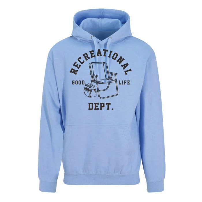 Funny Recreational Department Good Life Unisex Surf Hoodie