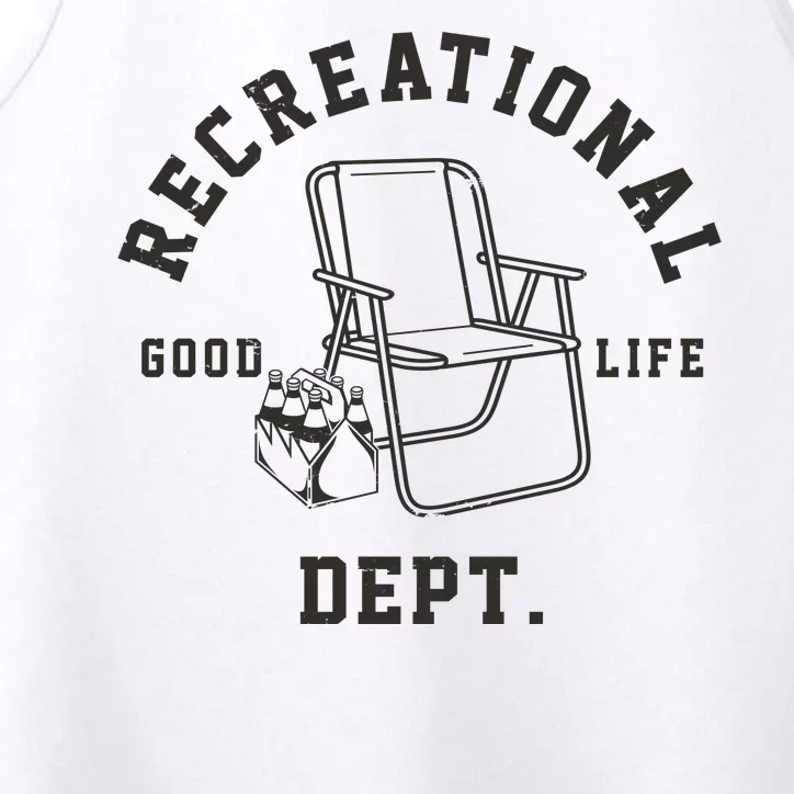 Funny Recreational Department Good Life Performance Tank