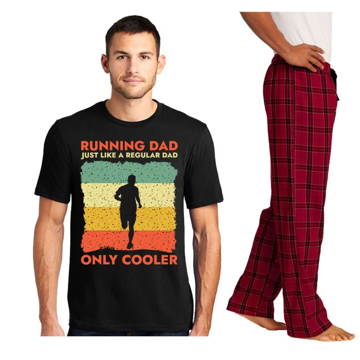 Funny Running Dad Marathon Runner Coach Marathoner Gift Pajama Set