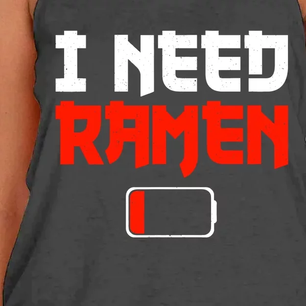 Funny Ra Design For Ra Noodles Lovers Women's Knotted Racerback Tank