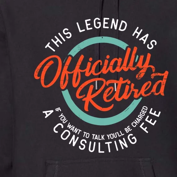 Funny Retired Design, Funny Retirement Tee, Funny Grandpa Premium Hoodie