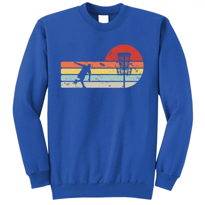 Funny Retro Disc Golf Frisbee Gift Tall Sweatshirt