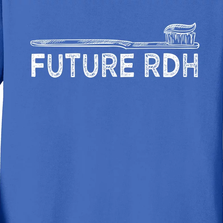 Future Rdh Dental Hygienist Student Dentist Graduate Dental Gift Kids Long Sleeve Shirt