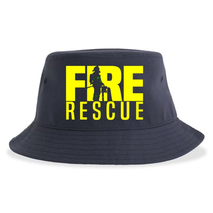 Fire Rescue Department Firefighters Fire Uniform Duty Sustainable Bucket Hat