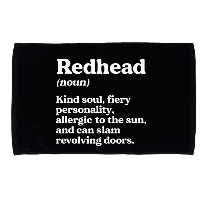 Funny Redhead Definition Ginger Red Hair MC1R Gene Microfiber Hand Towel