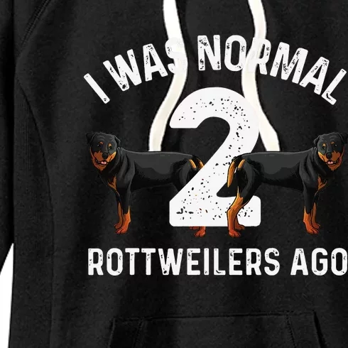 Funny Rottweiler Designs For Rott Pet Lovers Women's Fleece Hoodie