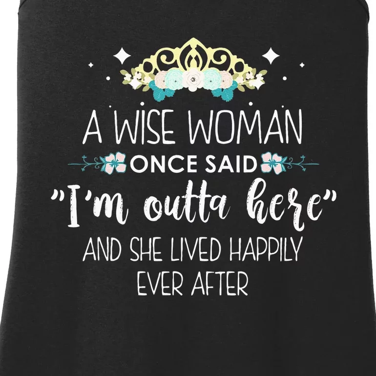 Funny Retirement Designs For Women Retiring Employee Ladies Essential Tank