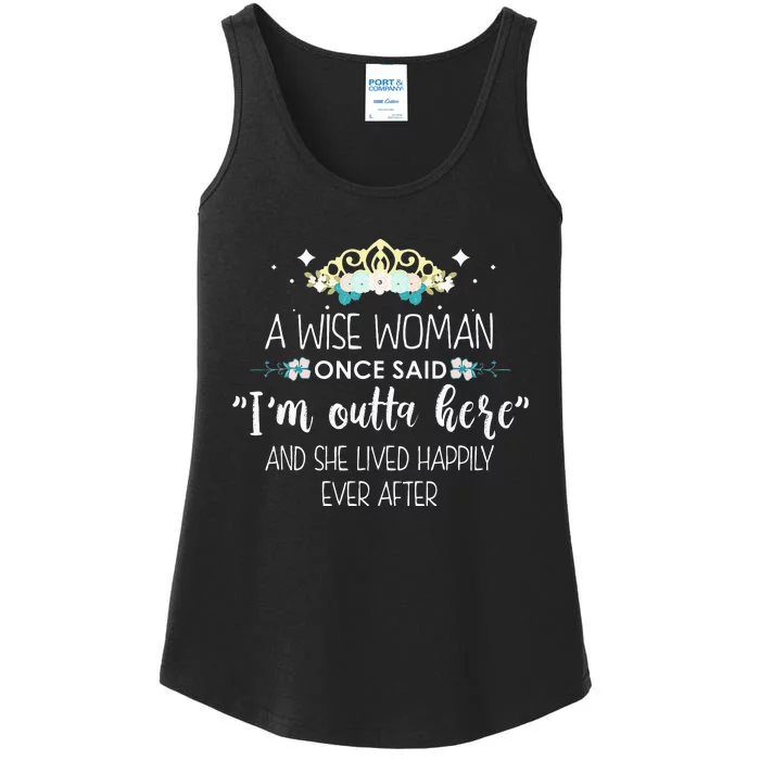 Funny Retirement Designs For Women Retiring Employee Ladies Essential Tank