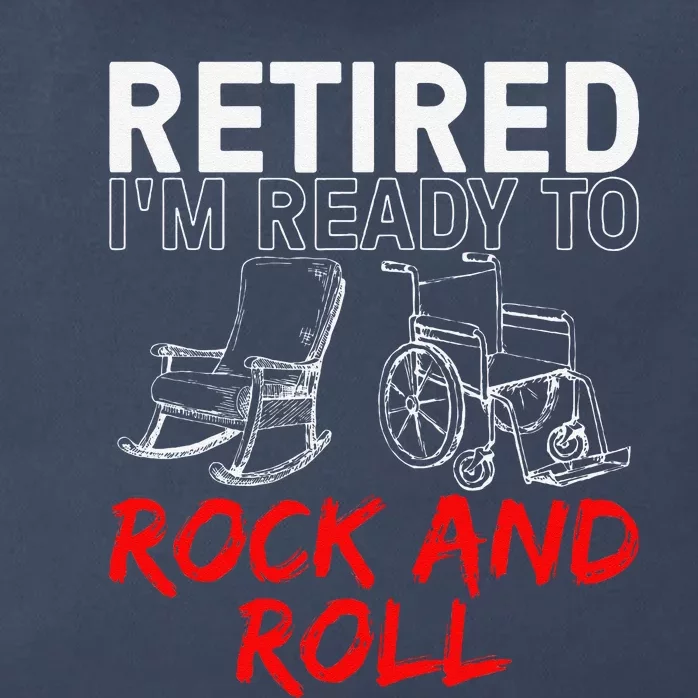 Funny Retirement Design For Retired Retirement Zip Tote Bag