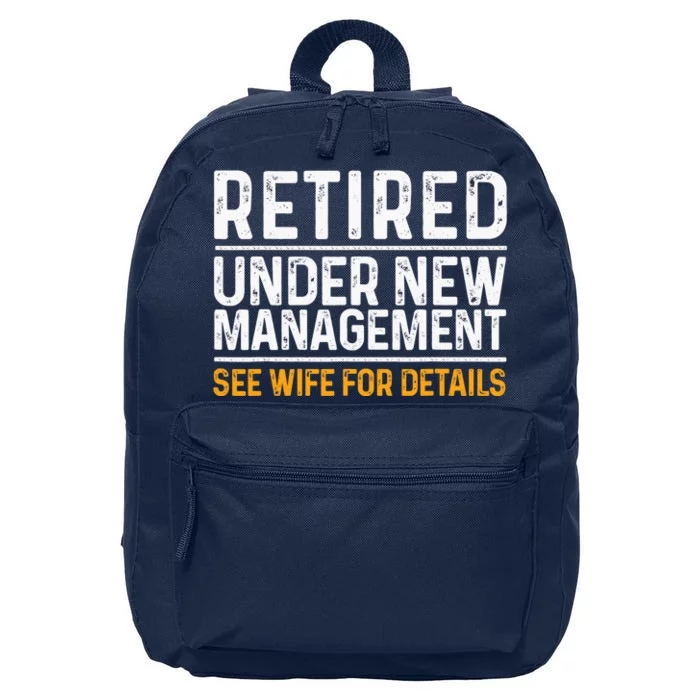 Funny Retirement Design Dad Retiring Party Humor Lovers 16 in Basic Backpack