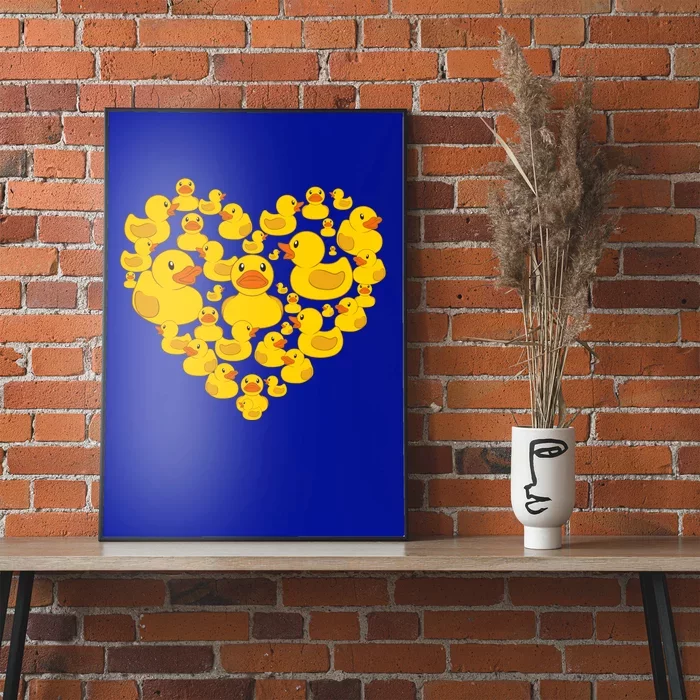 Funny Rubber Duck Gift Duckies Lovers Gift Poster