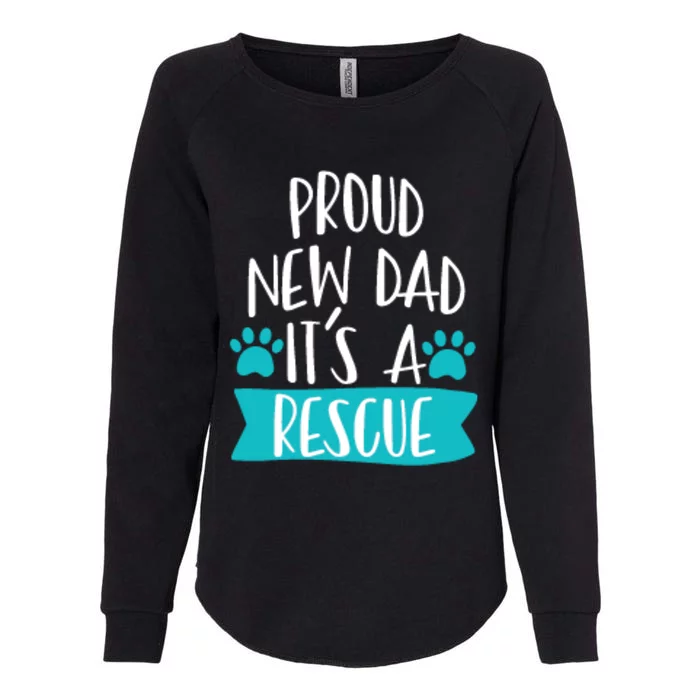 Funny Rescue Dog Dad Dog Birthday Dog Adoption Day Gift Womens California Wash Sweatshirt