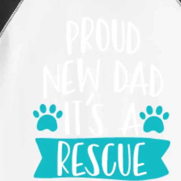 Funny Rescue Dog Dad Dog Birthday Dog Adoption Day Gift Toddler Fine Jersey T-Shirt