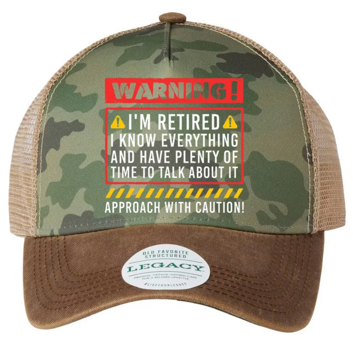 Funny Retirement Design For Retiree Retired Retire Legacy Tie Dye Trucker Hat