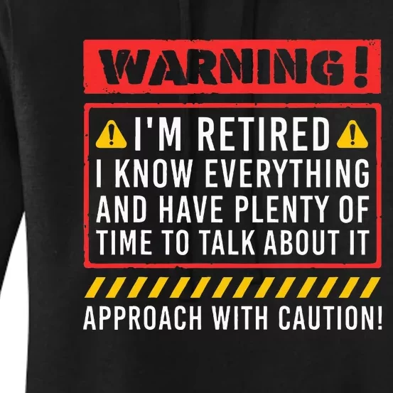 Funny Retirement Design For Retiree Retired Retire Women's Pullover Hoodie