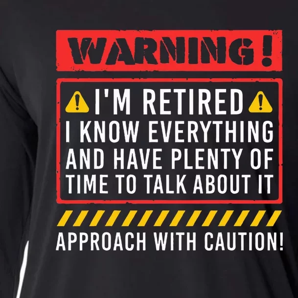 Funny Retirement Design For Retiree Retired Retire Cooling Performance Long Sleeve Crew