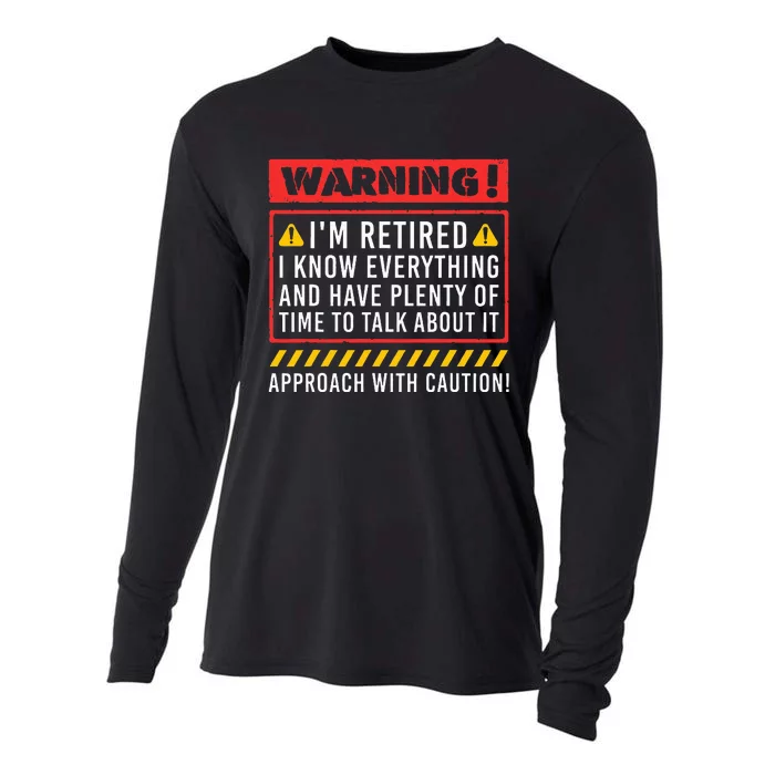 Funny Retirement Design For Retiree Retired Retire Cooling Performance Long Sleeve Crew