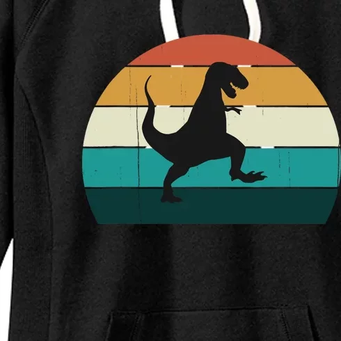 Funny Retro Dinosaur - Great Dino / T-Rex TRex Lovers Gift Women's Fleece Hoodie