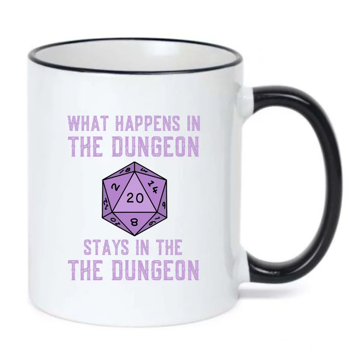 Funny RPG D20 Dungeon Game Gift Black Color Changing Mug