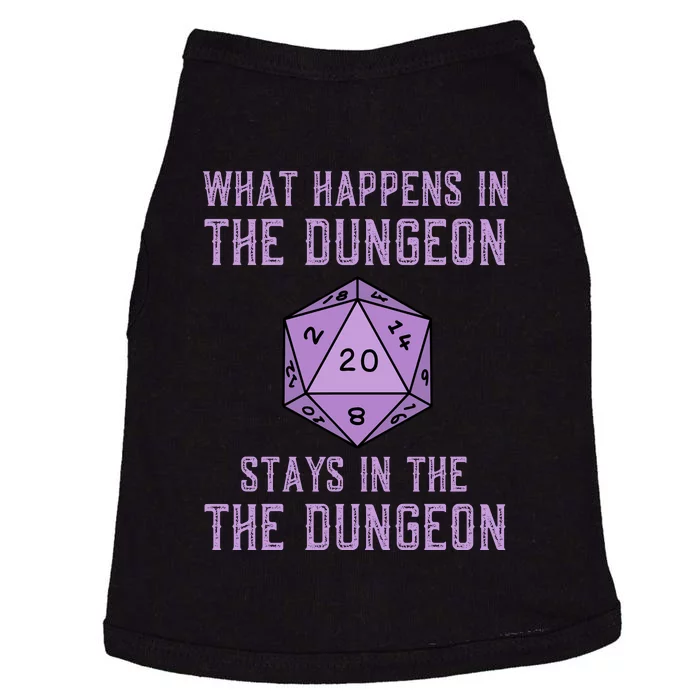 Funny RPG D20 Dungeon Game Gift Doggie Tank