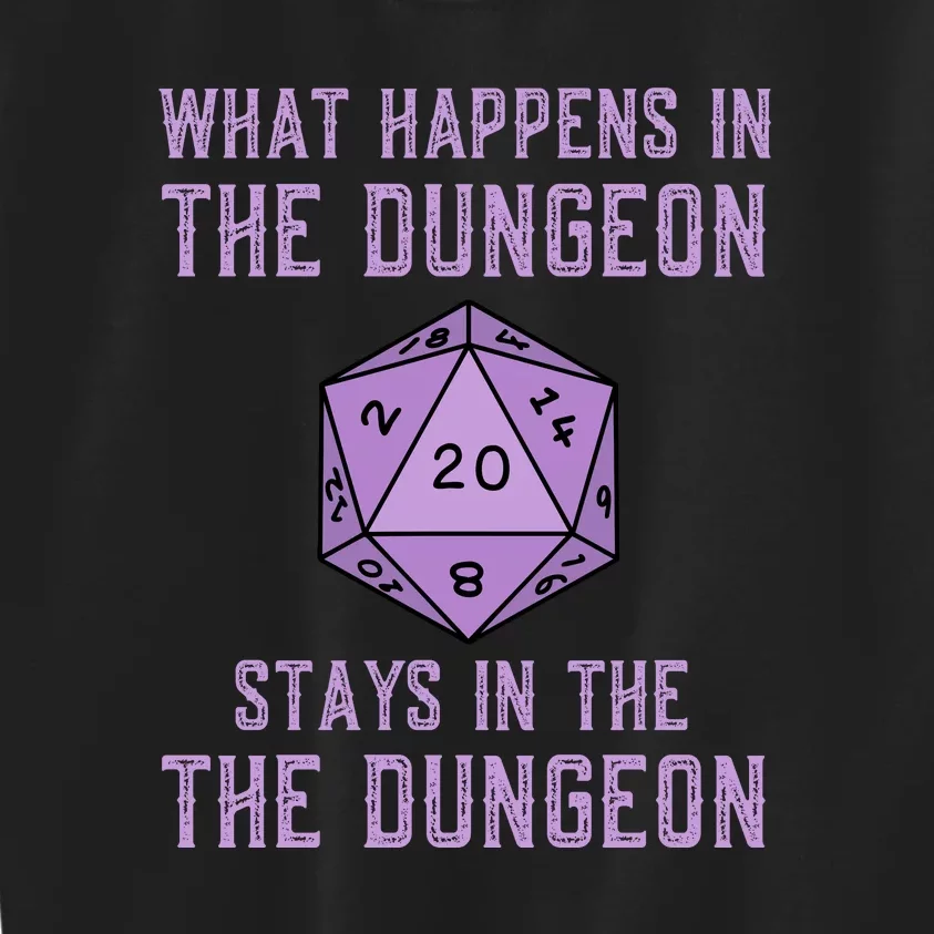 Funny RPG D20 Dungeon Game Gift Kids Sweatshirt