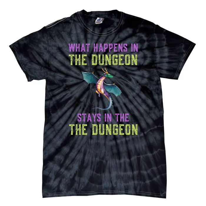 Funny RPG D20 Dungeon Game Gift Tie-Dye T-Shirt