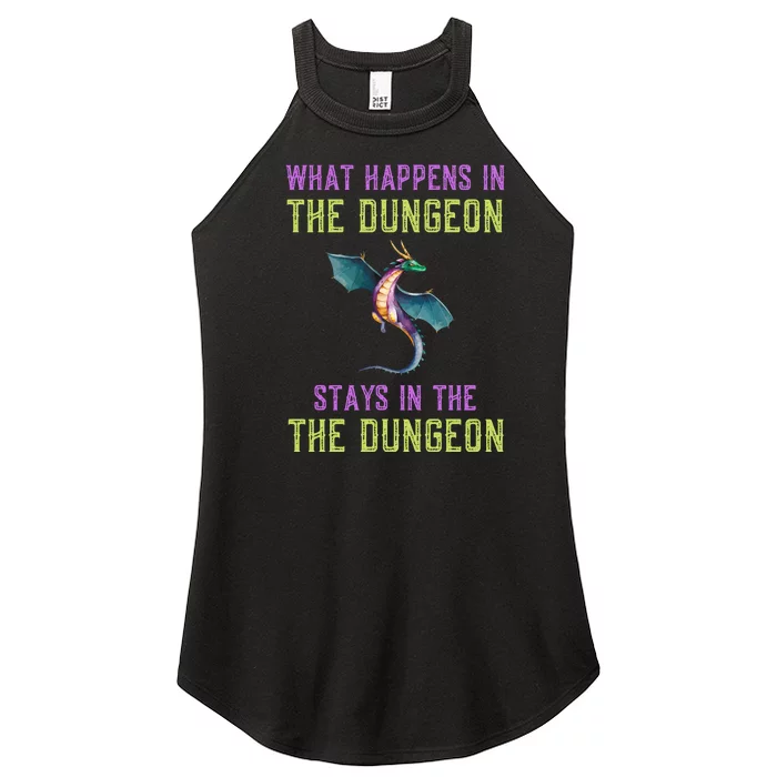 Funny RPG D20 Dungeon Game Gift Women’s Perfect Tri Rocker Tank