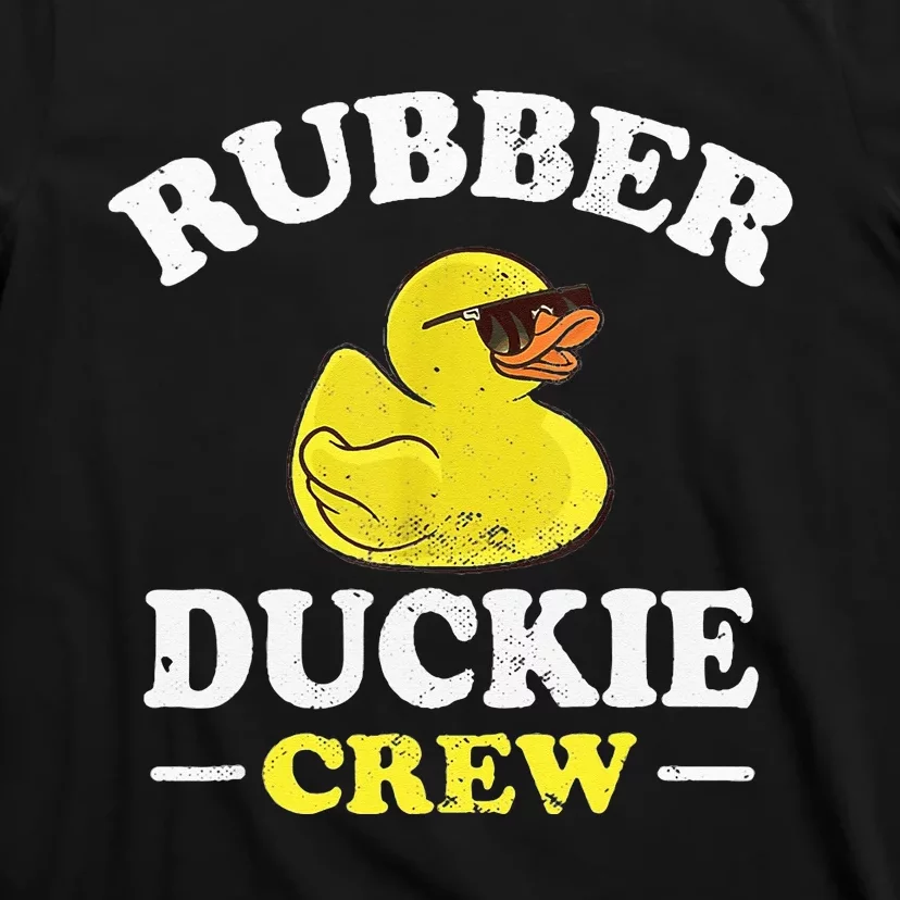 Funny Rubber Duck Yellow Duckie Crew Bath Ducks Duckling Toy T-Shirt