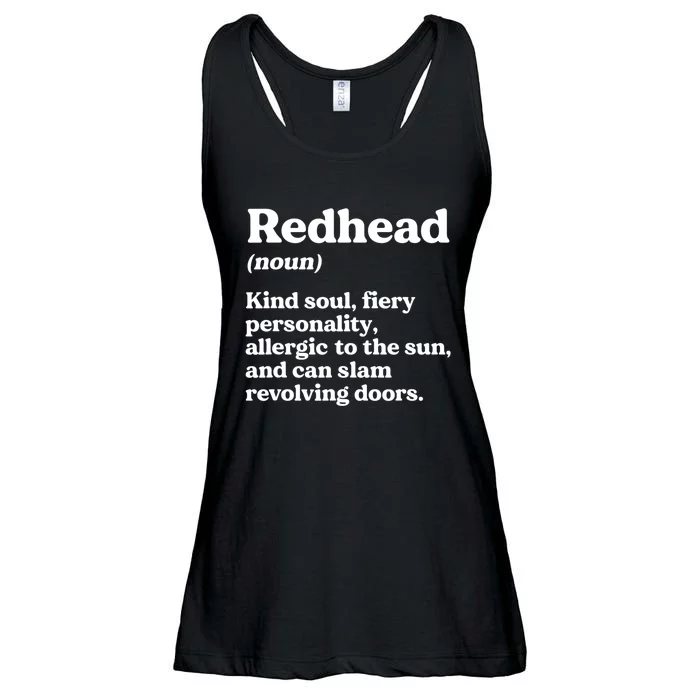 Funny Redhead Definition Ginger Red Hair MC1R Gene Ladies Essential Flowy Tank