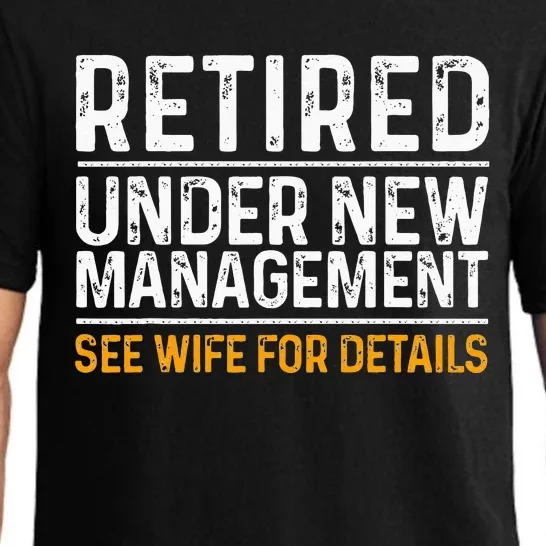 Funny Retirement Design Men Dad Retiring Party Humor Lovers Pajama Set